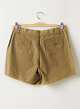Short fermeture zippée sous rabat boutonné taille normale marron CLOUD'S femme