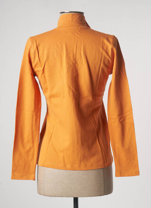 Polo orange CLOUD'S pour femme