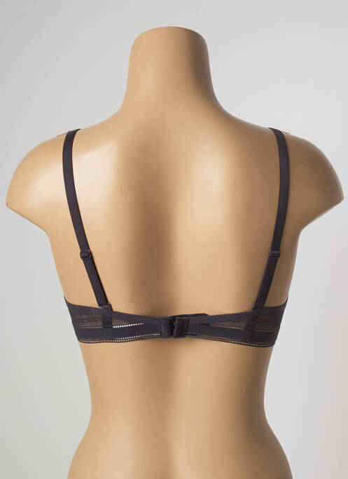 Soutien-gorge effet matière satinée haut soutien-gorge moulé gris SIMONE PERELE femme