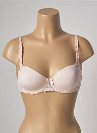 Soutien-gorge effet matière satinée haut soutien-gorge moulé rose SIMONE PERELE femme