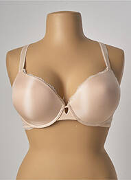 Soutien-gorge effet matière satinée haut soutien-gorge moulé rose SIMONE PERELE femme