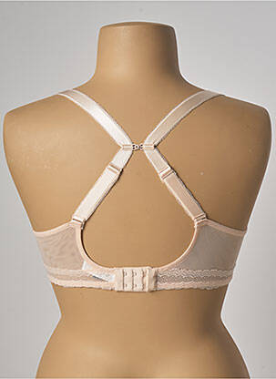 Soutien-gorge effet matière satinée haut soutien-gorge moulé rose SIMONE PERELE femme
