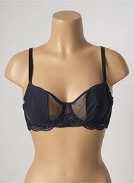 Soutien-gorge broderie haut soutien-gorge emboitant bleu SIMONE PERELE femme