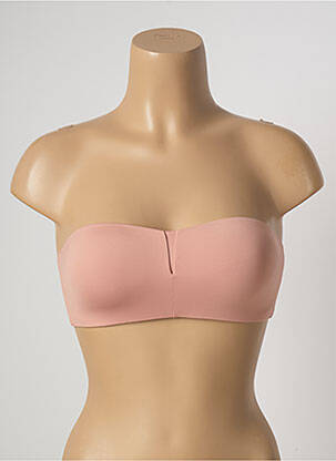 Soutien-gorge effet matière satinée haut bandeau rose PASSIONATA femme