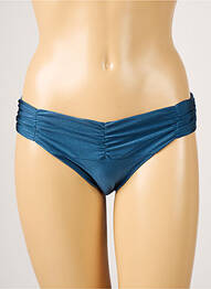 Bas de maillot de bain tissage satiné culotte bleu BARTS femme