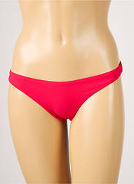 Bas de maillot de bain tissage satiné culotte rose BARTS femme