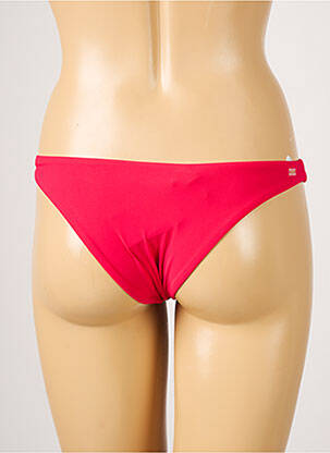 Bas de maillot de bain tissage satiné culotte rose BARTS femme