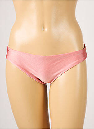 Bas de maillot de bain tissage satiné culotte rose BARTS femme