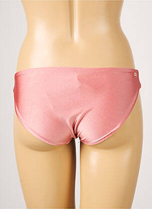 Bas de maillot de bain tissage satiné culotte rose BARTS femme
