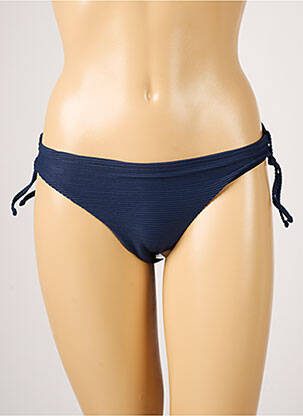 Bas de maillot de bain micro fibres bikini bleu BARTS femme