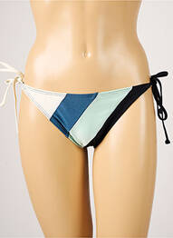 Bas de maillot de bain imprimé rayures bikini noir BARTS femme
