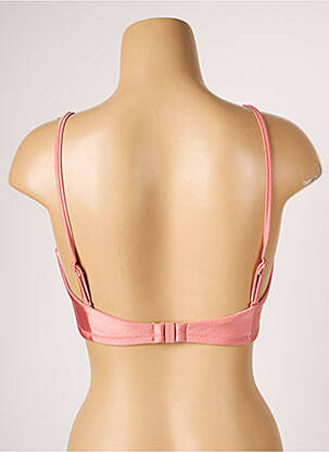 Haut de maillot de bain bretelles élastiquées ajustables haut soutien-gorge balconnet rose BARTS femme