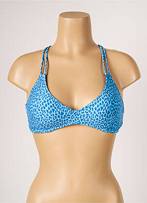 Haut de maillot de bain bretelles élastiquées ajustables brassieres bleu BARTS femme