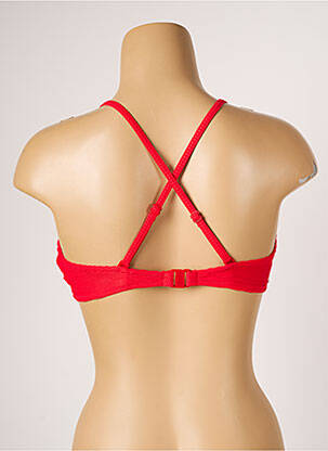 Haut de maillot de bain bretelles élastiquées ajustables brassieres rouge BARTS femme