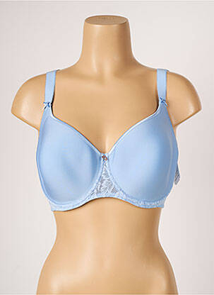 Soutien-gorge effet matière satinée haut soutien-gorge moulé bleu AUBADE femme
