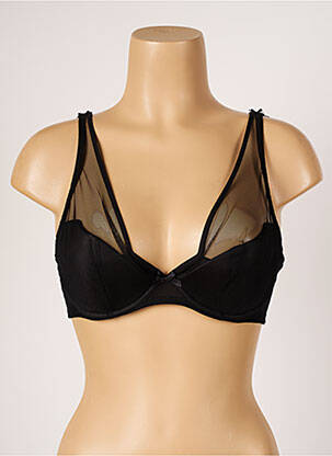Soutien-gorge tissage tulle haut soutien-gorge emboitant noir AUBADE femme