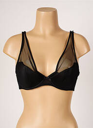 Soutien-gorge tissage tulle haut soutien-gorge emboitant noir AUBADE femme