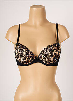 Soutien-gorge tissage dentelle haut soutien-gorge moulé noir AUBADE femme