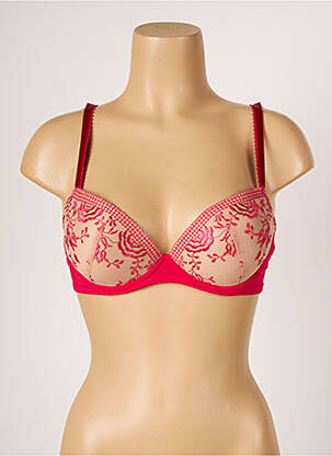 Soutien-gorge broderie haut soutien-gorge moulé rose AUBADE femme