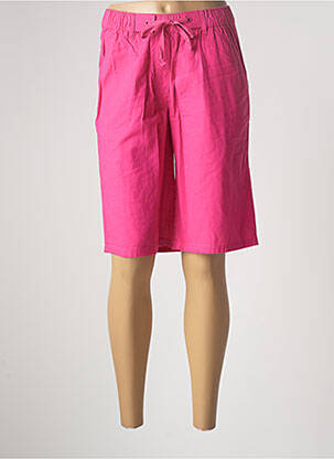 Bermuda taille élastique taille normale rose DAMART femme