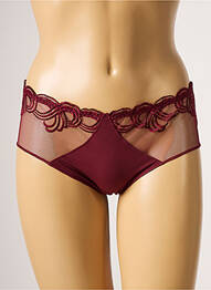 Shorty effet matière satinée rouge SIMONE PERELE femme