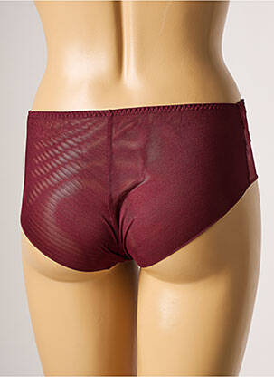 Shorty effet matière satinée rouge SIMONE PERELE femme