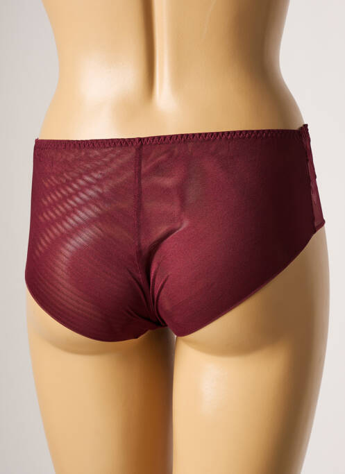 Shorty effet matière satinée rouge SIMONE PERELE femme