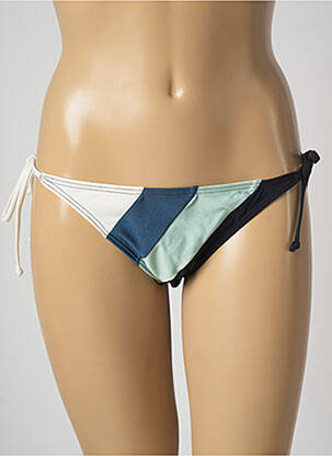 Bas de maillot de bain effet matière satinée bikini vert BARTS femme
