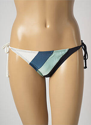 Bas de maillot de bain effet matière satinée bikini vert BARTS femme
