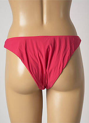 Bas de maillot de bain effet matière satinée culotte rose BARTS femme