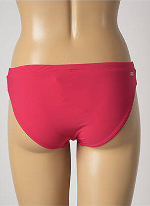 Bas de maillot de bain effet matière satinée culotte rose BARTS femme