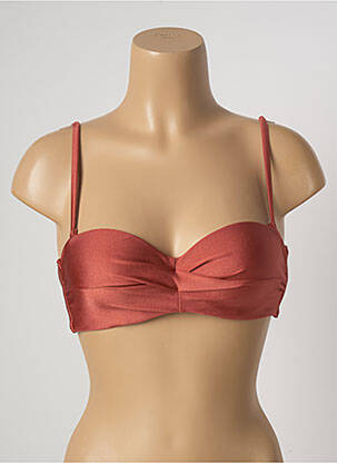 Haut de maillot de bain stretch haut soutien-gorge balconnet orange BARTS femme