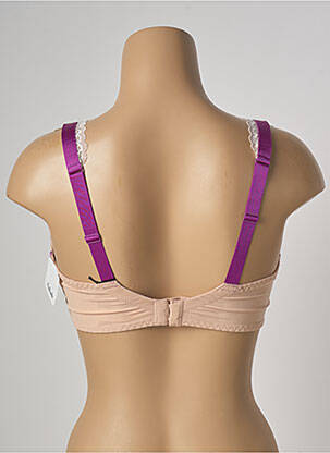 Soutien-gorge effet matière satinée haut soutien-gorge emboitant rose AUBADE femme