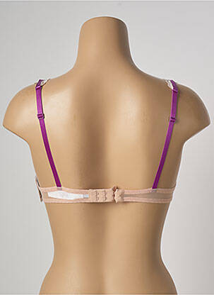 Soutien-gorge effet matière satinée haut soutien-gorge balconnet rose AUBADE femme