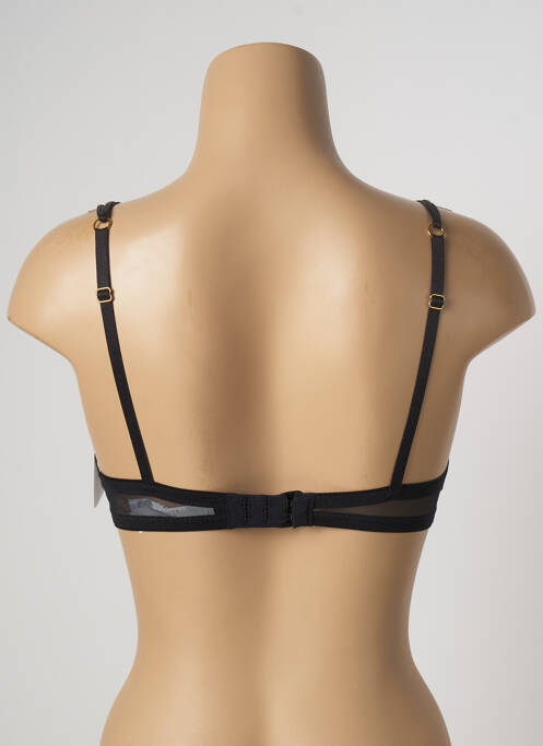 Soutien-gorge effet matière satinée haut soutien-gorge balconnet noir AUBADE femme