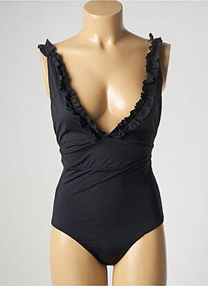 Maillot de bain 1 pièce haut triangles haut triangles noir SUMADRA femme