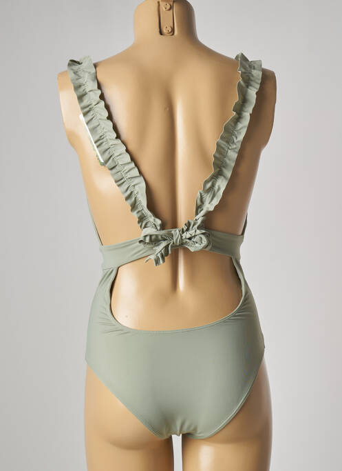 Maillot de bain 1 pièce vert SUMADRA pour femme
