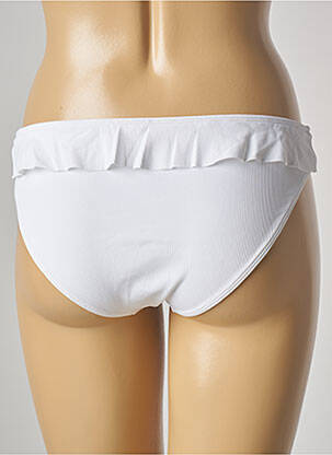 Bas de maillot de bain stretch culotte blanc SUMADRA femme