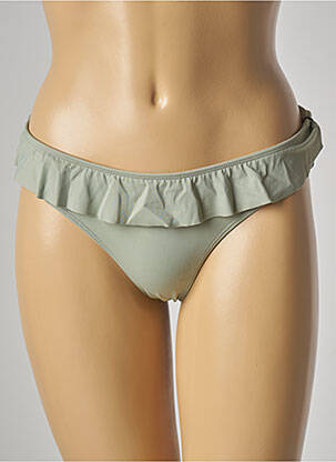 Bas de maillot de bain stretch culotte vert SUMADRA femme