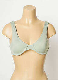 Haut de maillot de bain stretch haut soutien-gorge emboitant vert SUMADRA femme