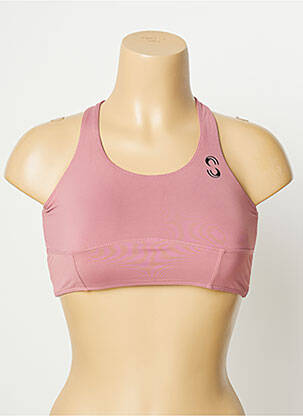 Soutien-gorge effet matière satinée brassieres rose SUMADRA femme