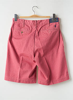 Bermuda tissage popeline taille normale rouge RALPH LAUREN homme