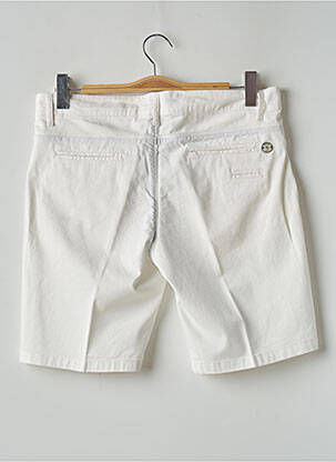 Bermuda stretch taille normale blanc MANUEL RITZ homme