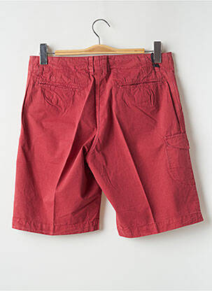 Bermuda tissage popeline taille normale rouge BREUER homme