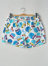 Short de bain tissage popeline bleu TIKI homme