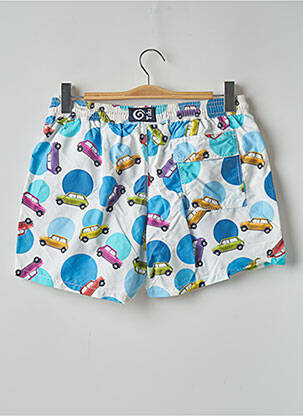 Short de bain tissage popeline bleu TIKI homme
