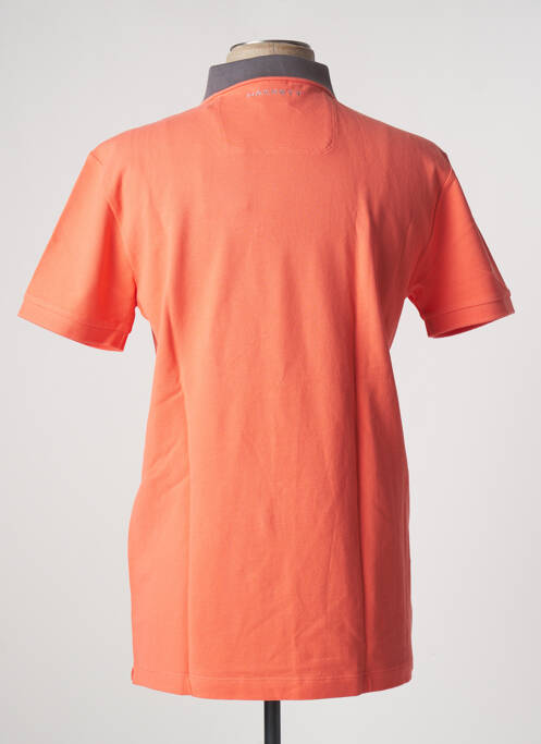 Polo stretch manches courtes orange ASTON MARTIN homme