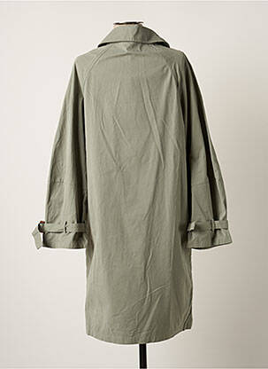 Trench tissage popeline sans capuche vert O.P.D.V (ON PARLE DE VOUS) femme
