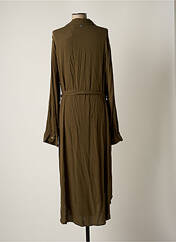 Robe longue vert MAT. pour femme seconde vue