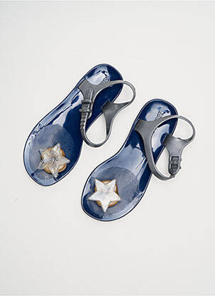 Tongs bout rond chiquet bleu ZHOELALA fille